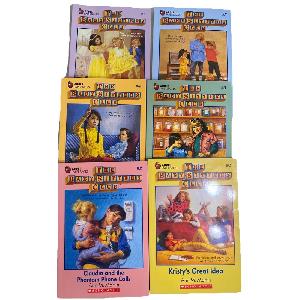 The Baby Sitters Club Books‎ #1-6 Set Paperback Kristy Claudia Mary Anne Stacey